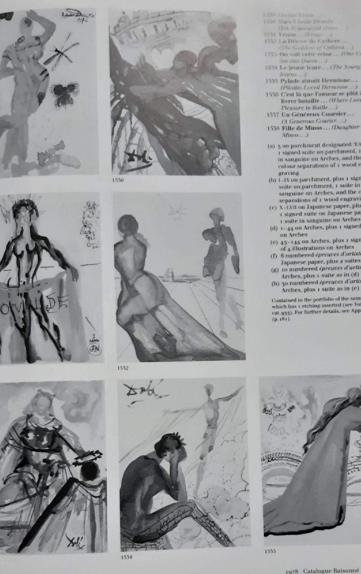 Dali: Catalogue Raisonne of Prints II: Lithographs and Wood Engravings 1956-1980 - Image 4