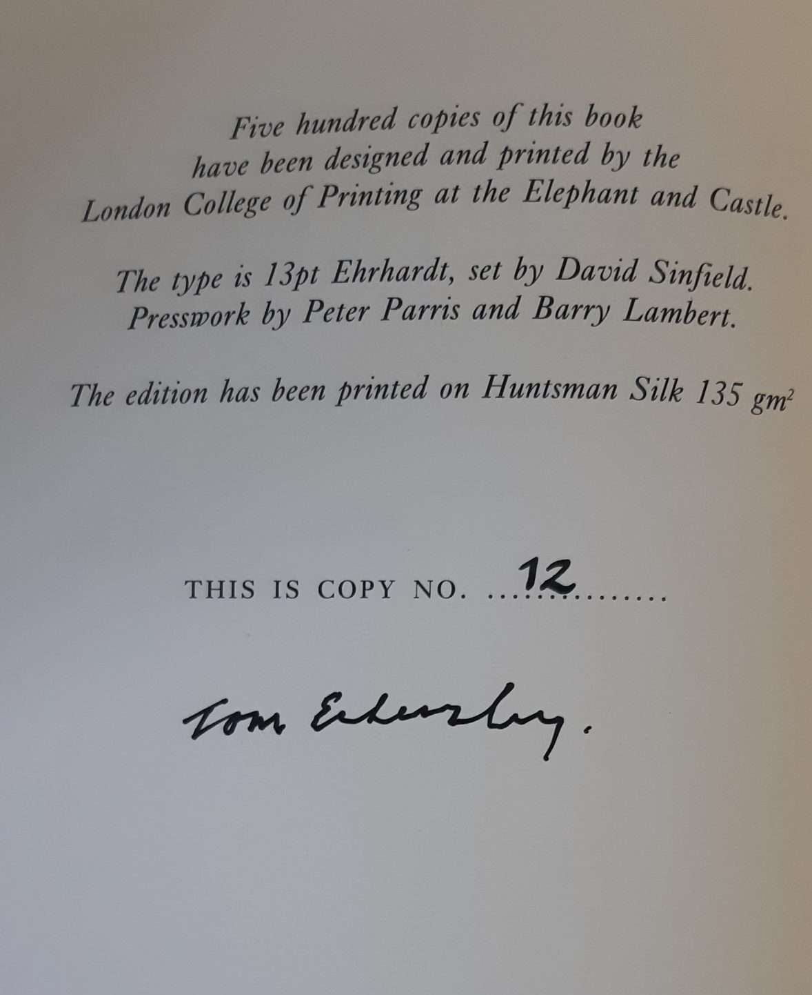 Tom Eckersley: His Graphic Work (1994) (Signed) - Image 4