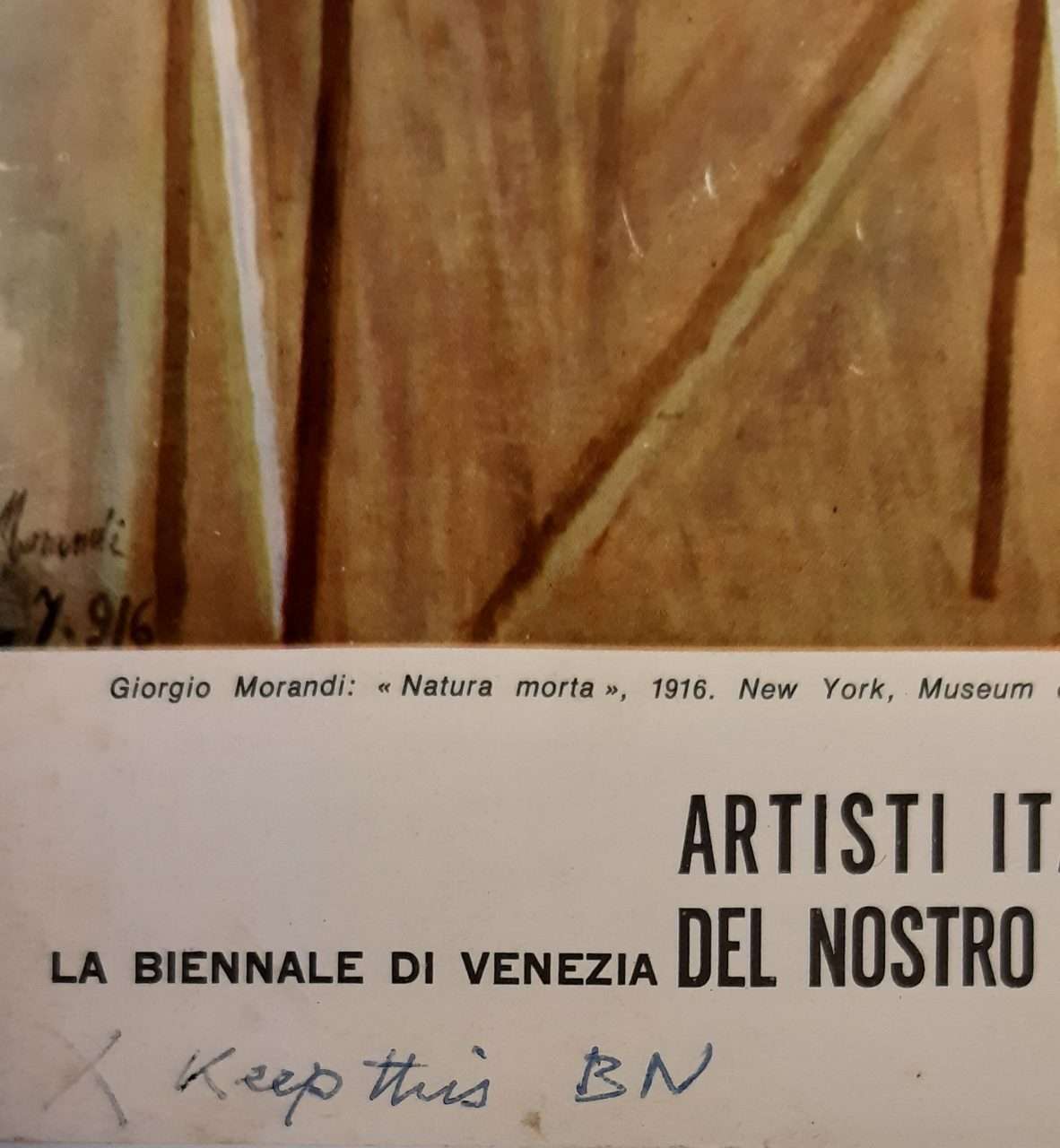 Artisti Italiani La Biennale Di Venezia (1966) (Signed by Ben Nicholson) - Image 2