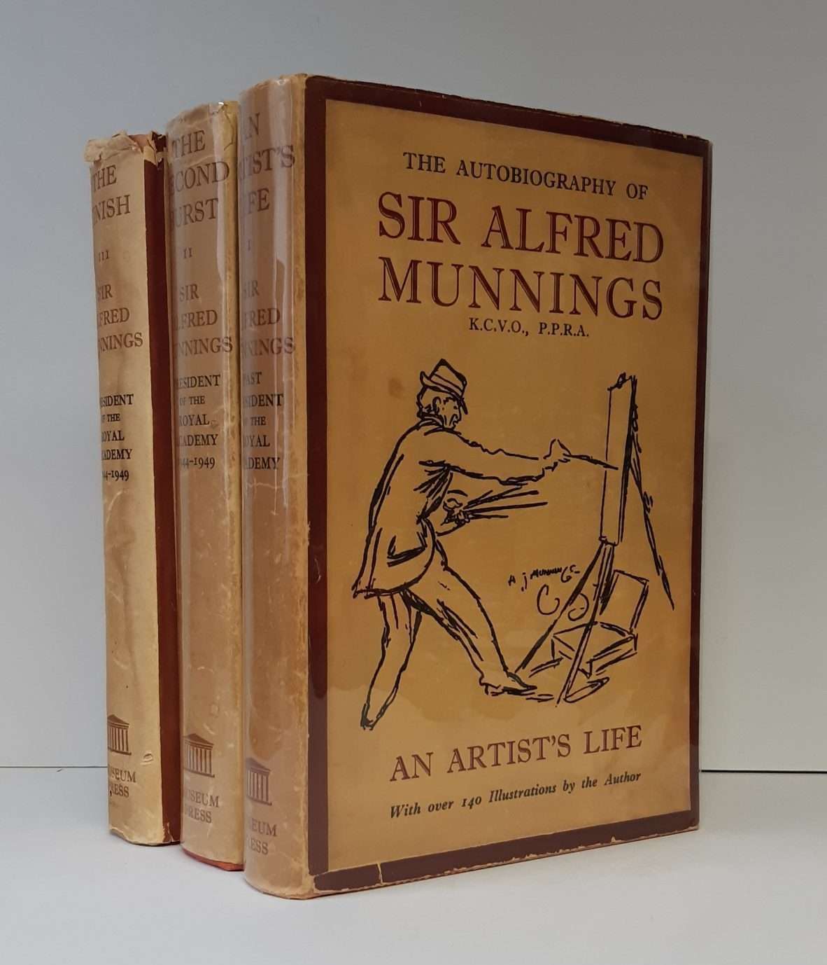 The Autobiography of Sir Alfred Munnings (3 Vols) - Image 2