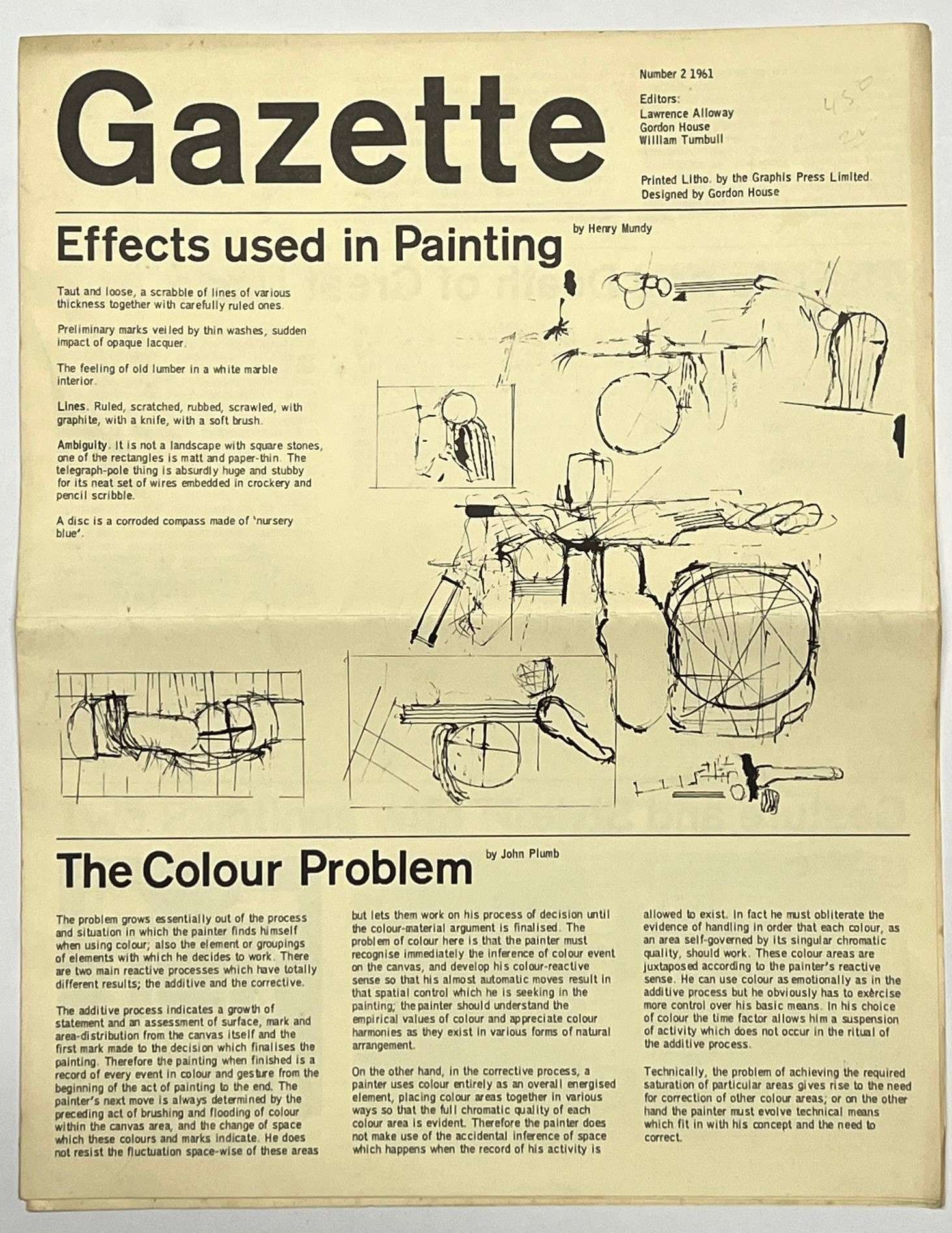 Gazette No. 1 and 2 (1961) (Edited by Lawrence Alloway, Gordon House, William Turnbull) - Image 3