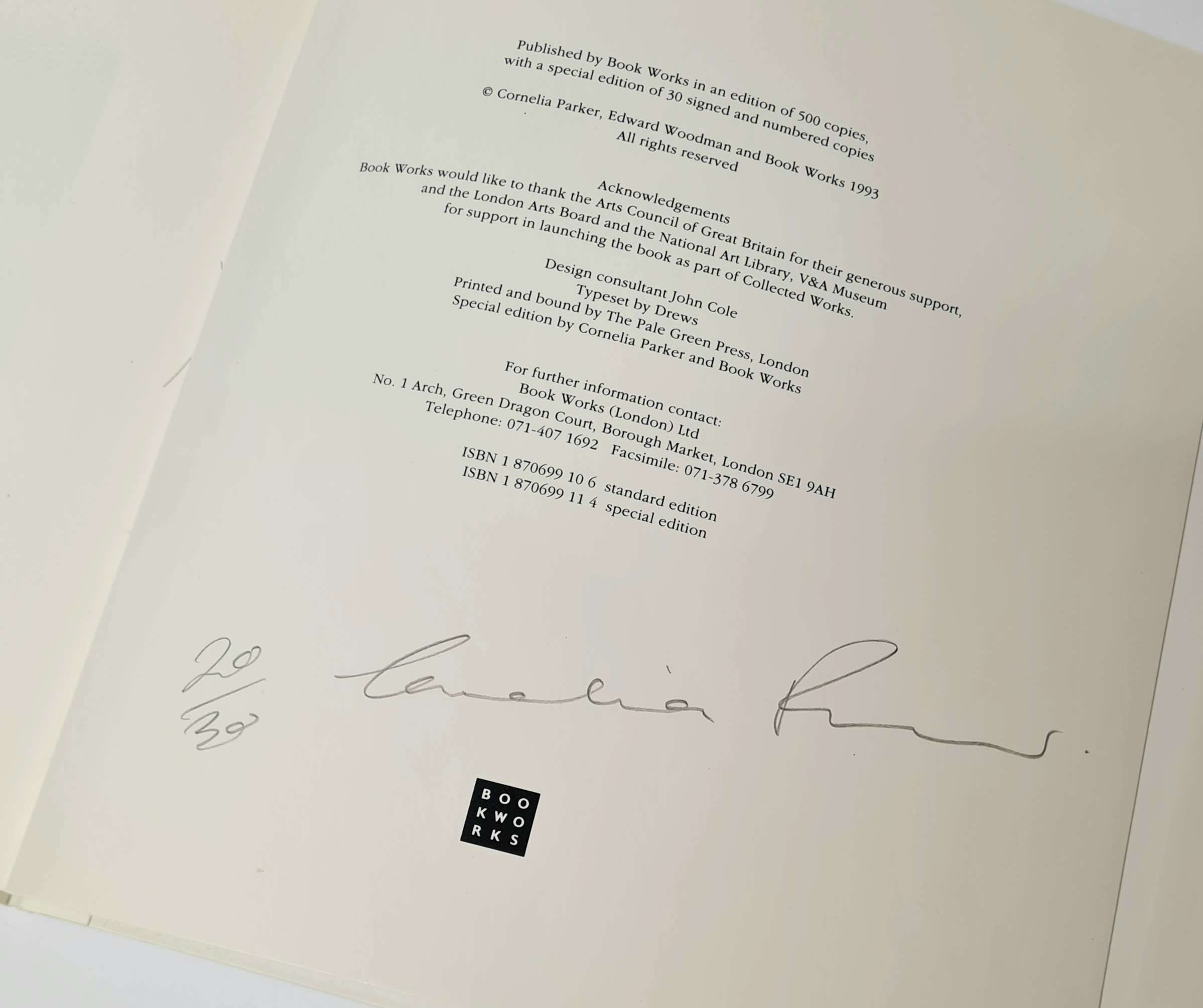 Lost Volume: A Catalogue of Disasters (Signed) (Limited Edition) (1993) - Image 5