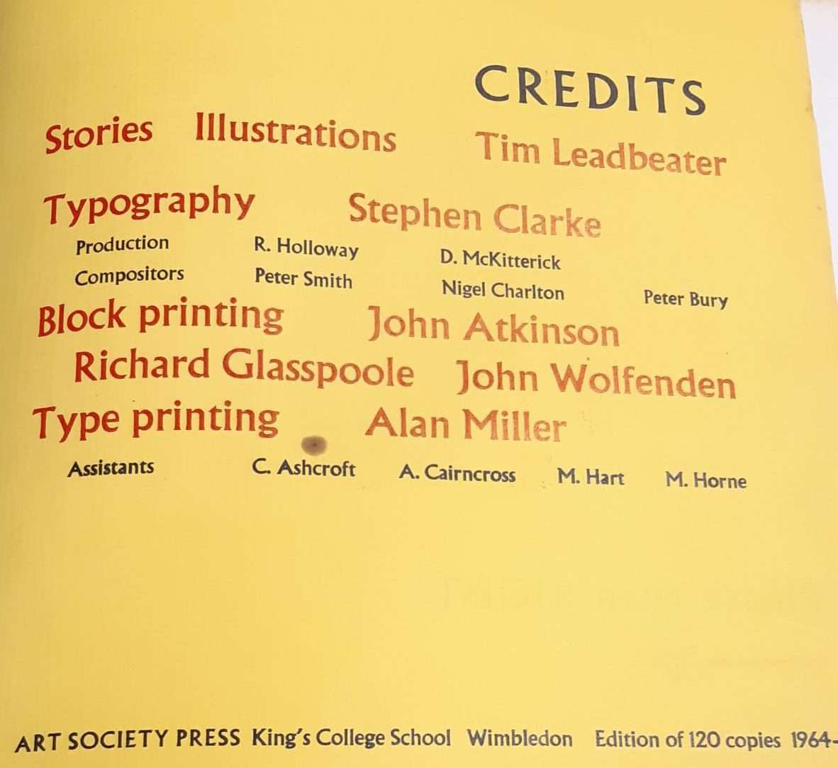 Long Leggedy Beasties (1966) (Art Society Press) (Tim Leadbeater) - Image 8