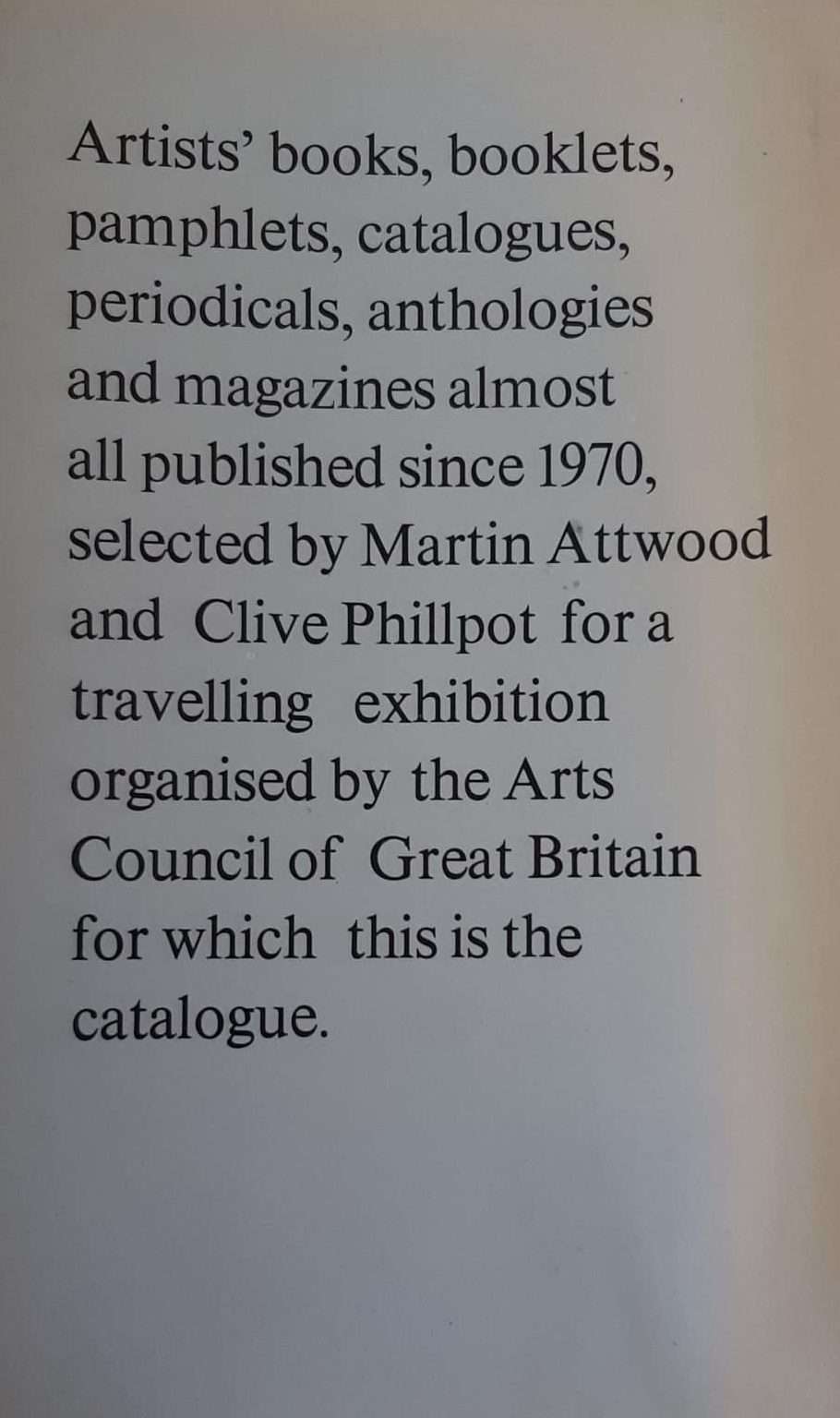 Artists' Books (1976) - Image 2