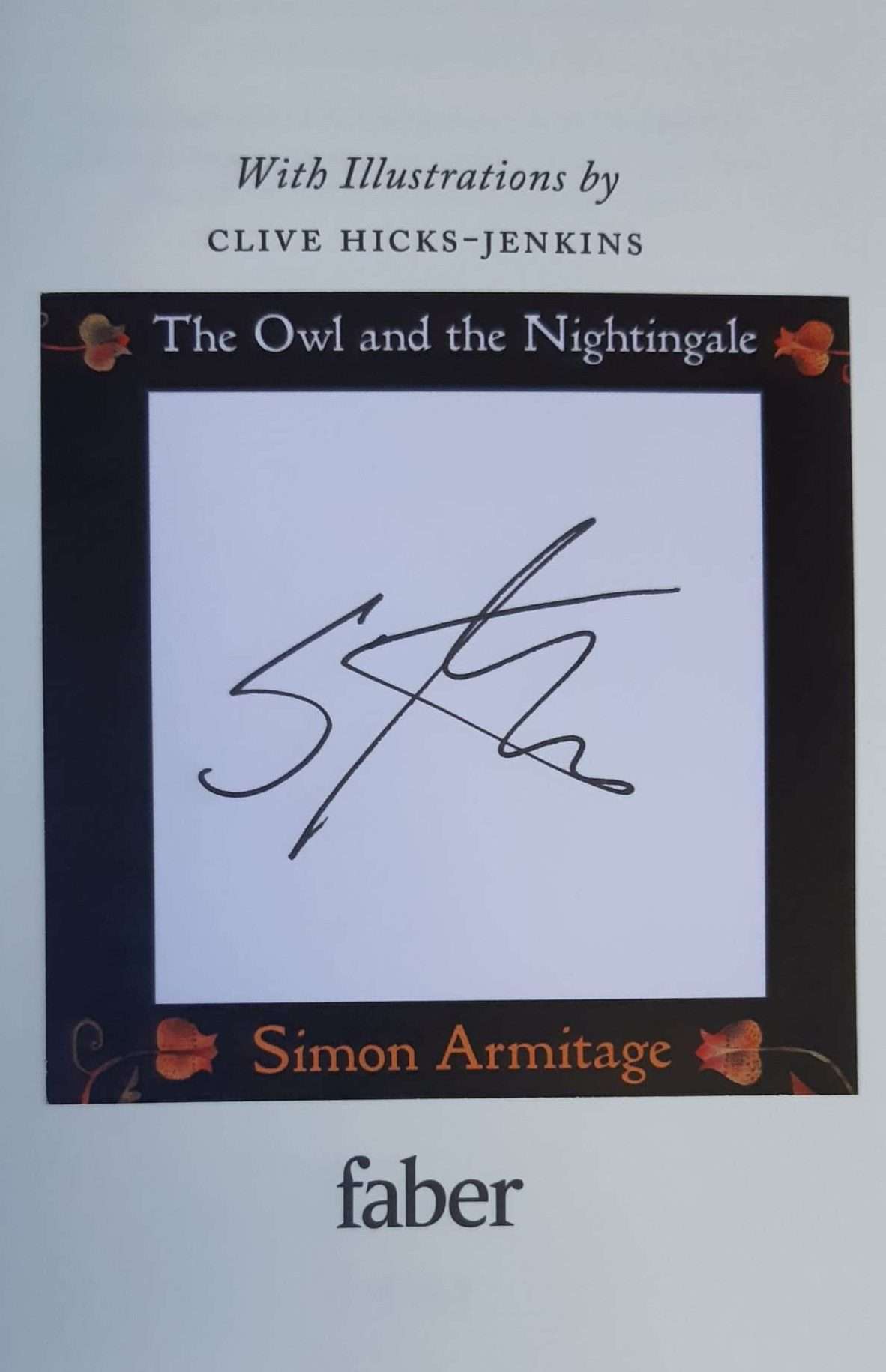 The Owl and the Nightingale (Signed by Simon Armitage) (Clive Hicks-Jenkins) - Image 2