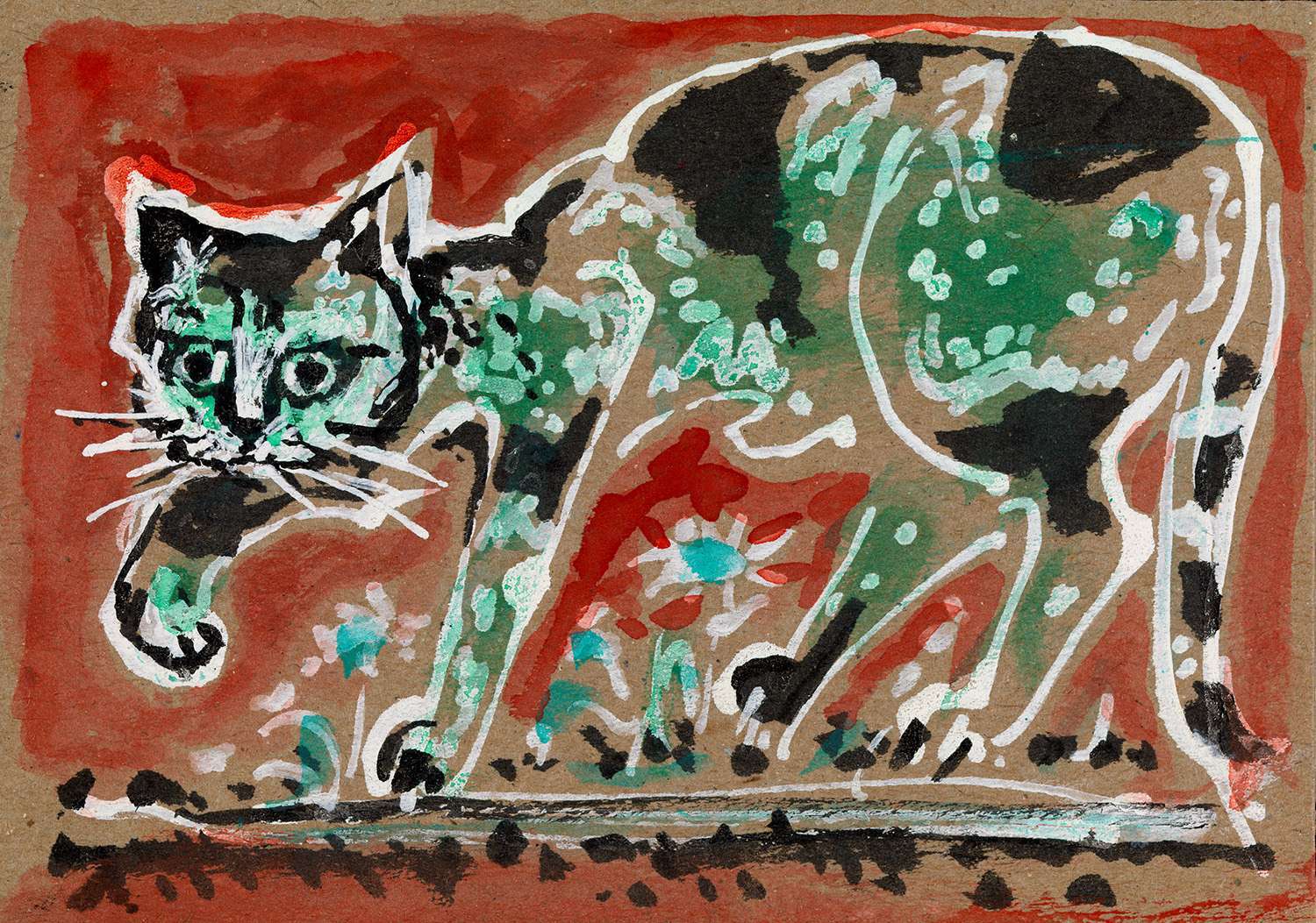 Worried cat