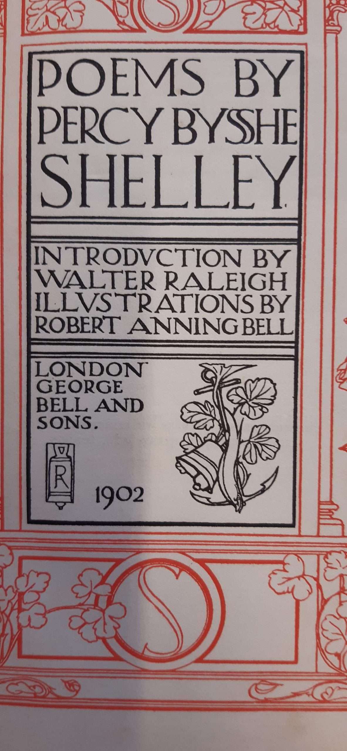 Poems by Percy Bysshe Shelley (1902) (Robert Anning Bell) (Ronald Blythe Interest) - Image 5