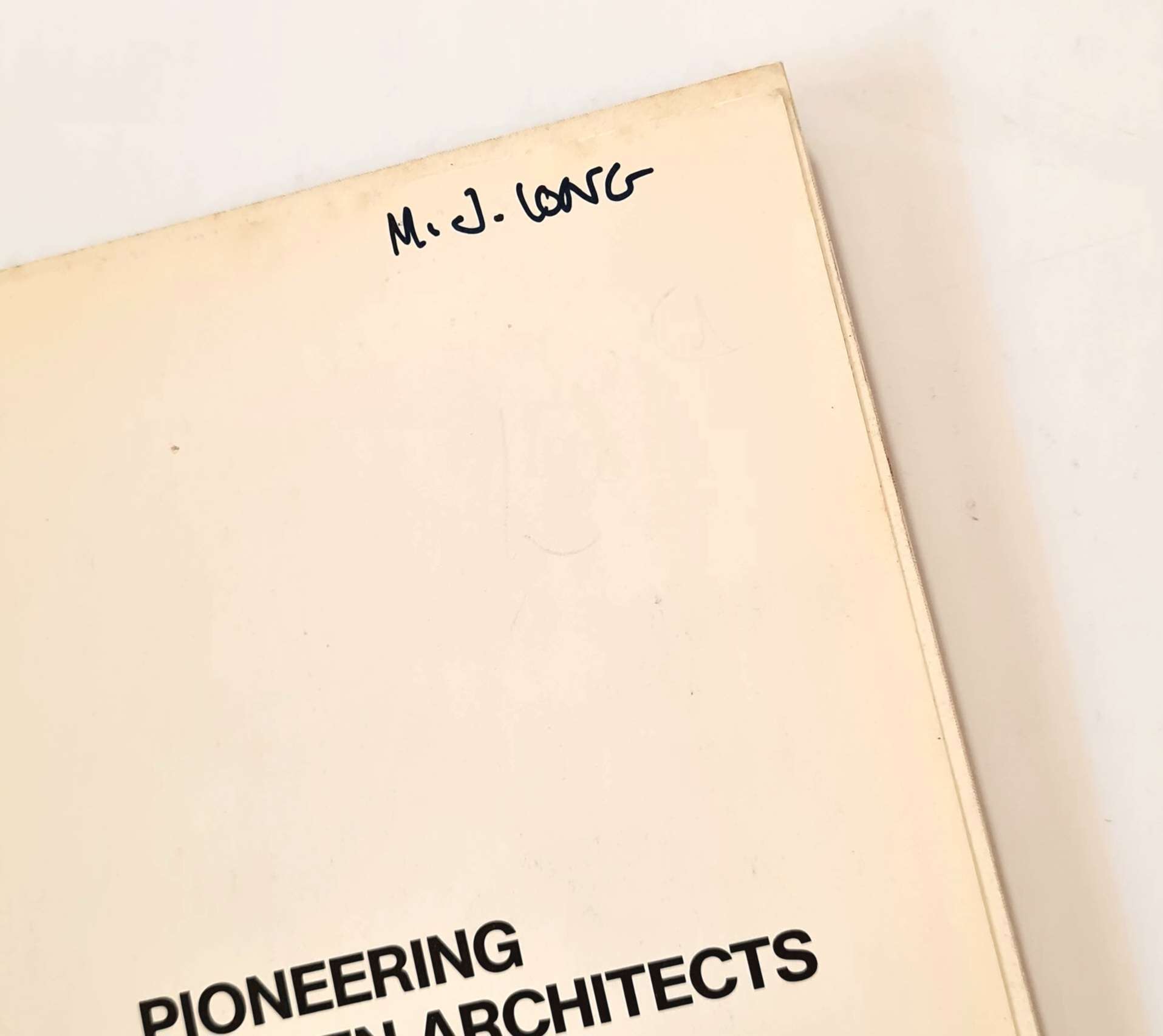 Profiles: Pioneering Women Architects From Finland (1983) (Inscribed by M J Long) - Image 2