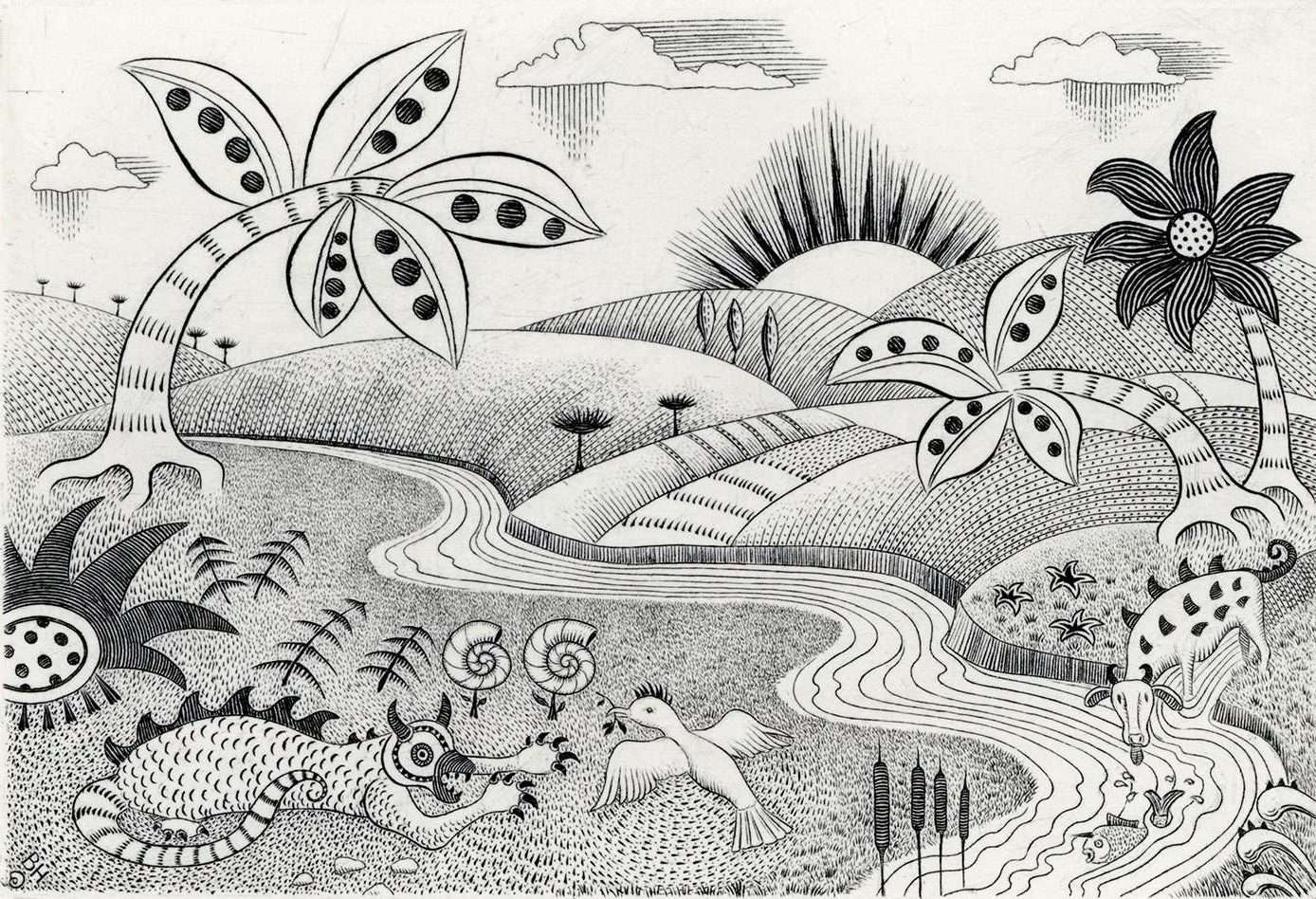 Sunrise Over Imagined Land