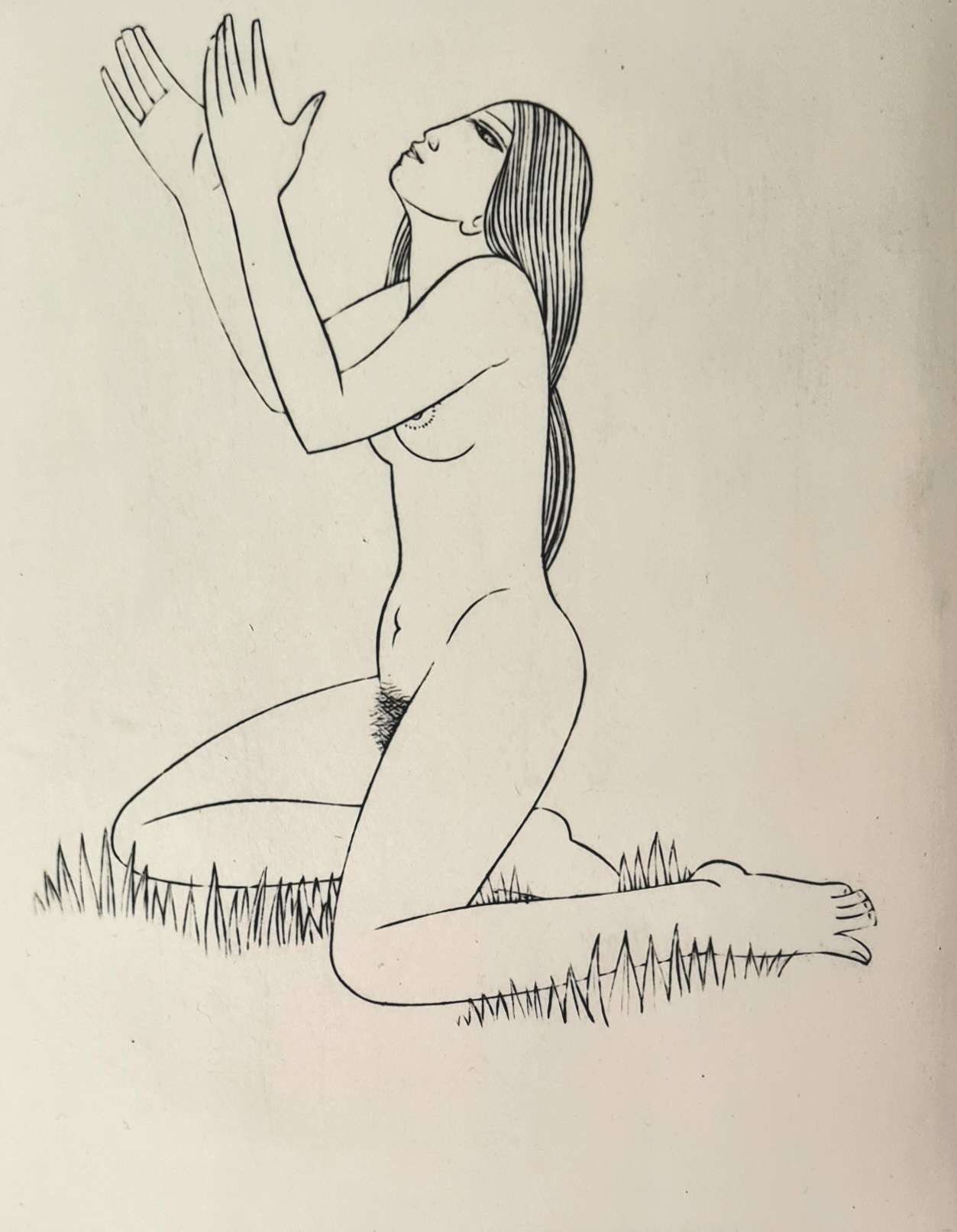 10 Framed Copper Engravings by Eric Gill - Image 7