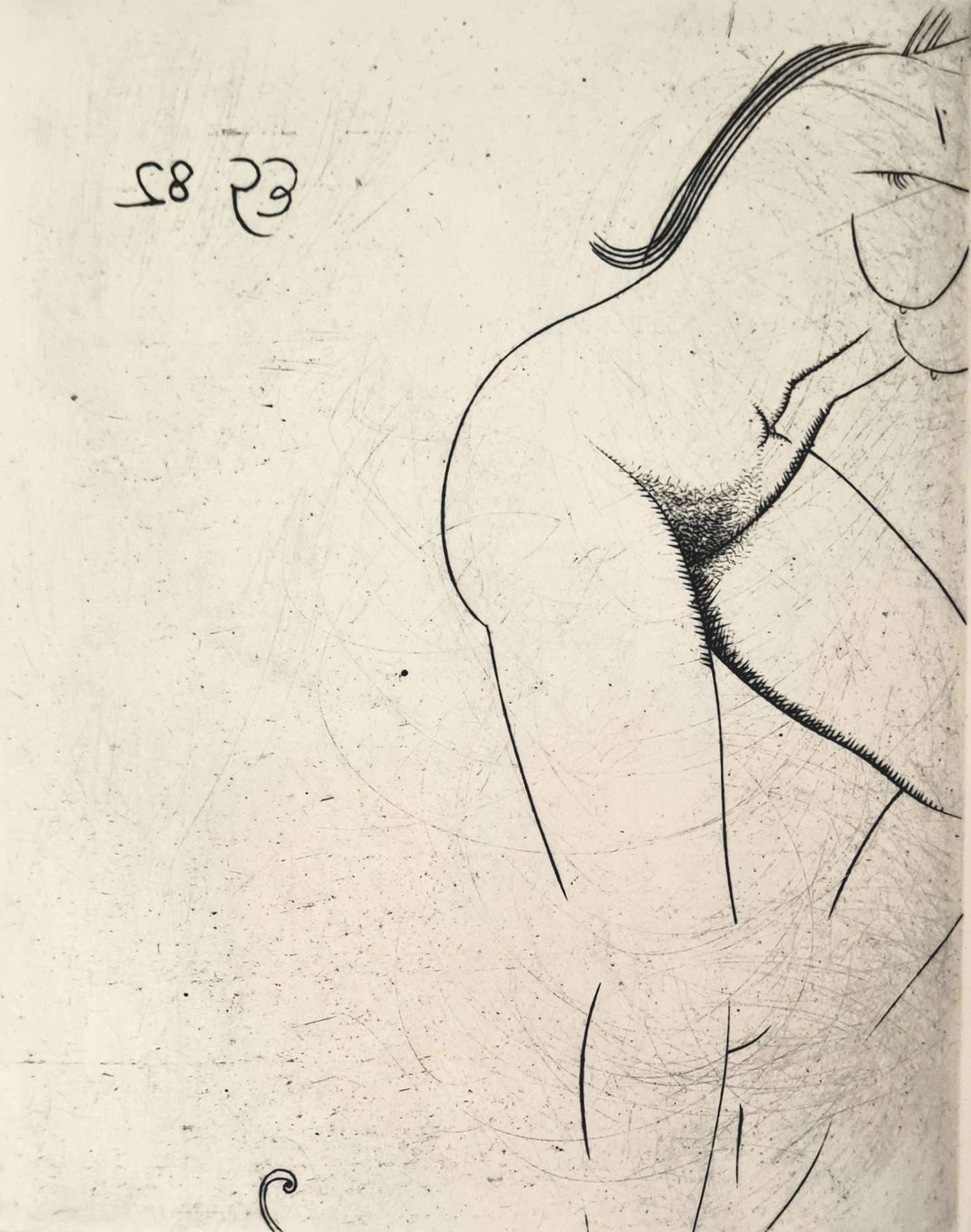 10 Framed Copper Engravings by Eric Gill - Image 5