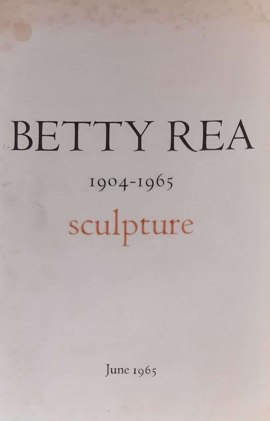 Betty Rea 1904-1965 (1965)
