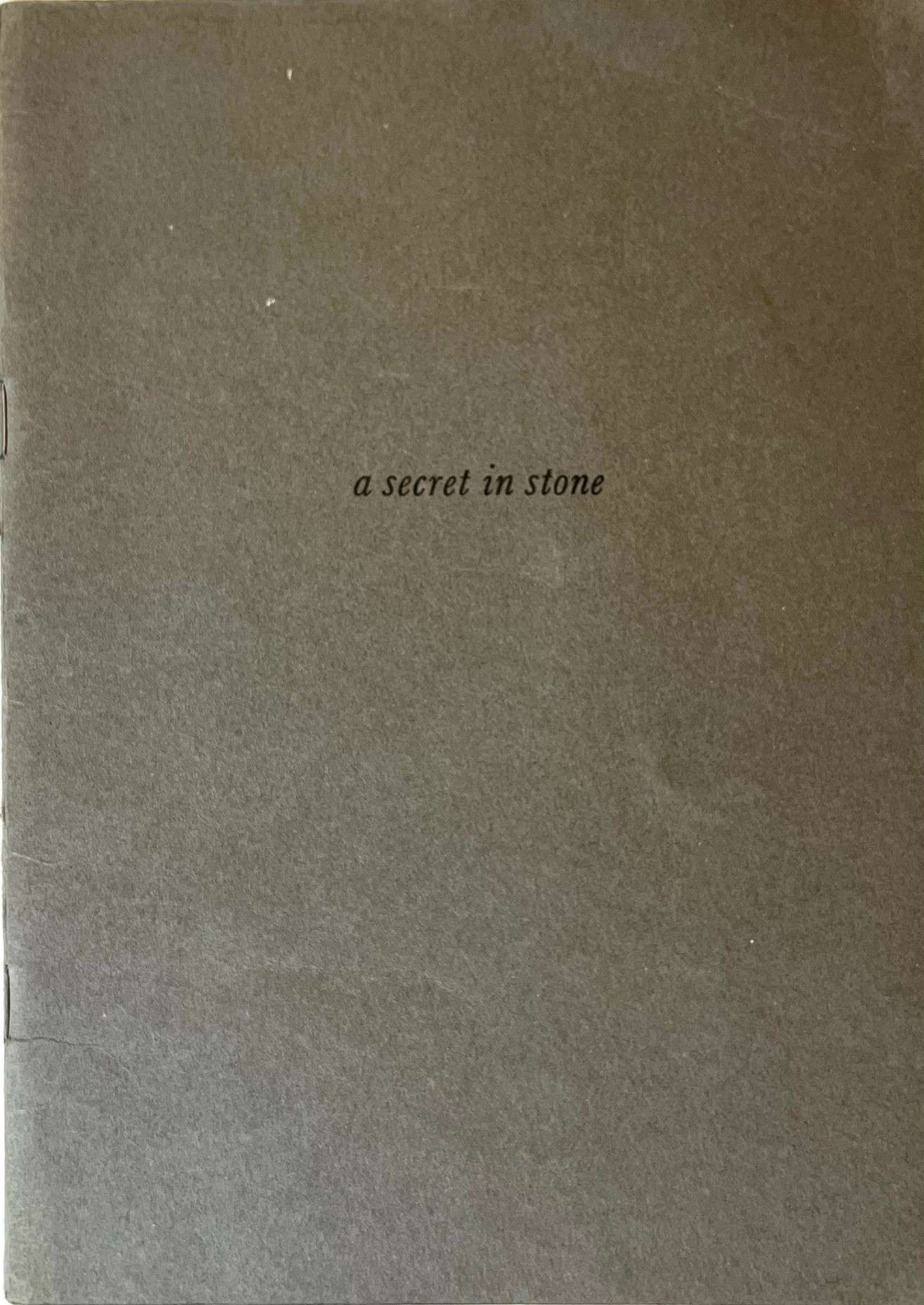 A Secret in Stone