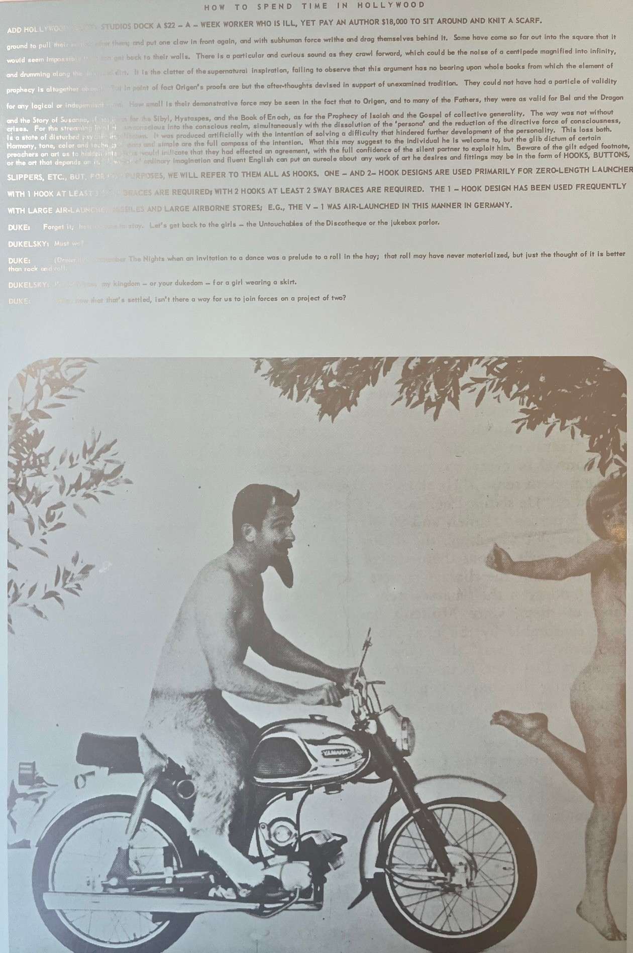 'How to Spend time in Hollywood' From General Dynamic F.U.N Portfolio by Eduardo Paolozzi