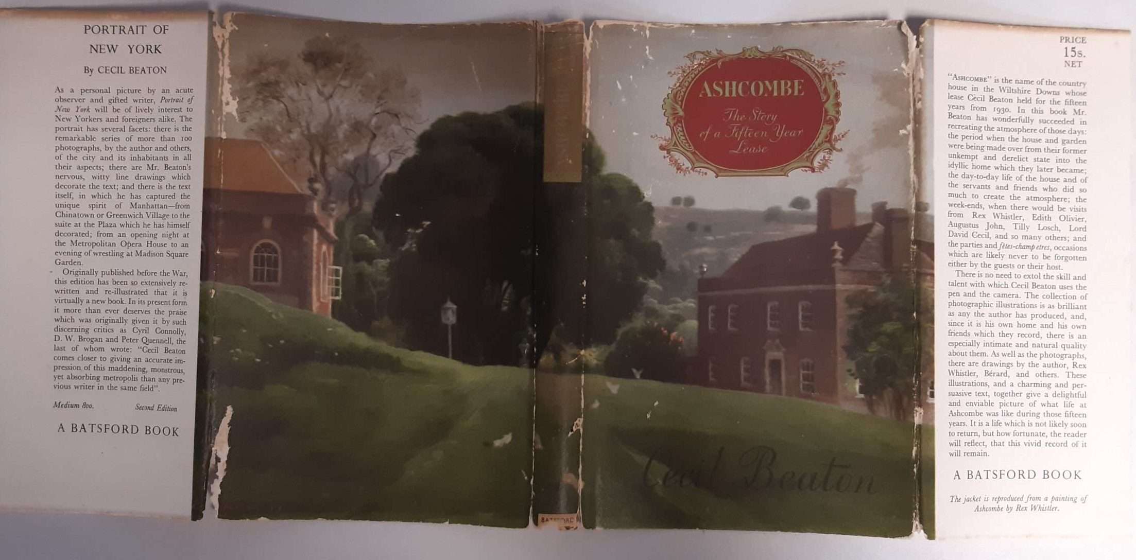Ashcombe: The Story of a Fifteen Year Lease (First Edition) (1949) - Image 2