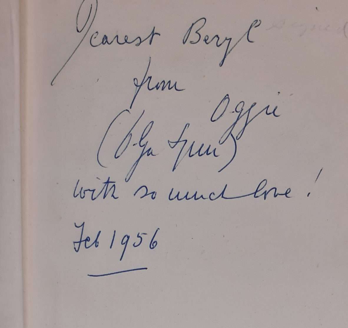 Oggie: The Memoirs Of Olga Lynn (1955) (Inscribed by Olga Lynn) - Image 2