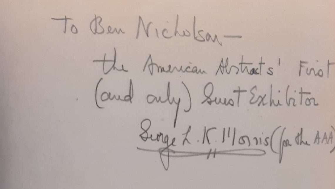 American Abstract Artists (1946) (Inscribed to Ben Nicholson by George L K Morris) - Image 2
