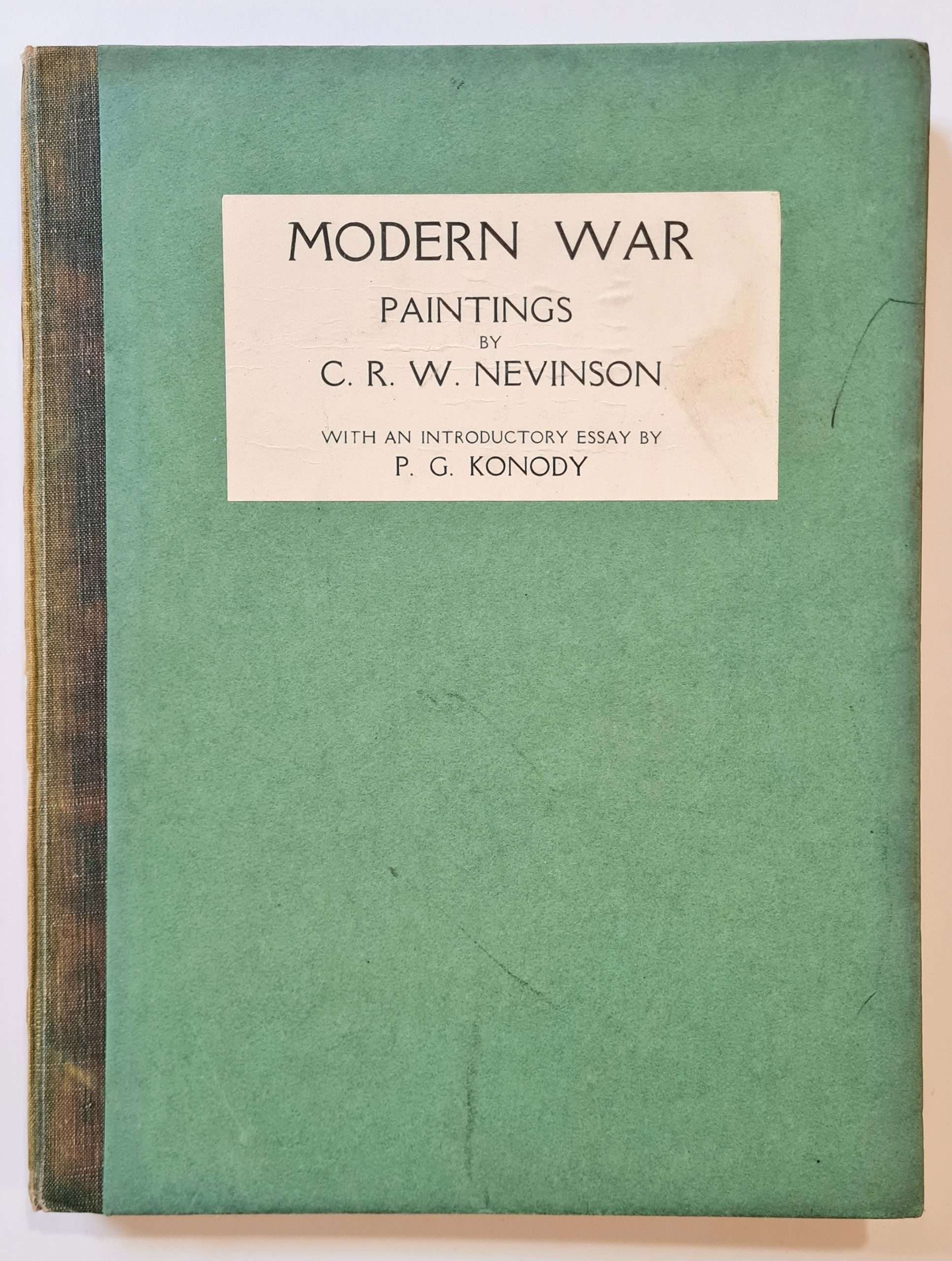 The Great War Fourth Year Paintings by C.R.W. Nevinson and Modern War Paintings by C.R.W. Nevinson (TWO SIGNED LITHOGRAPHS BY ARTIST) - Image 9