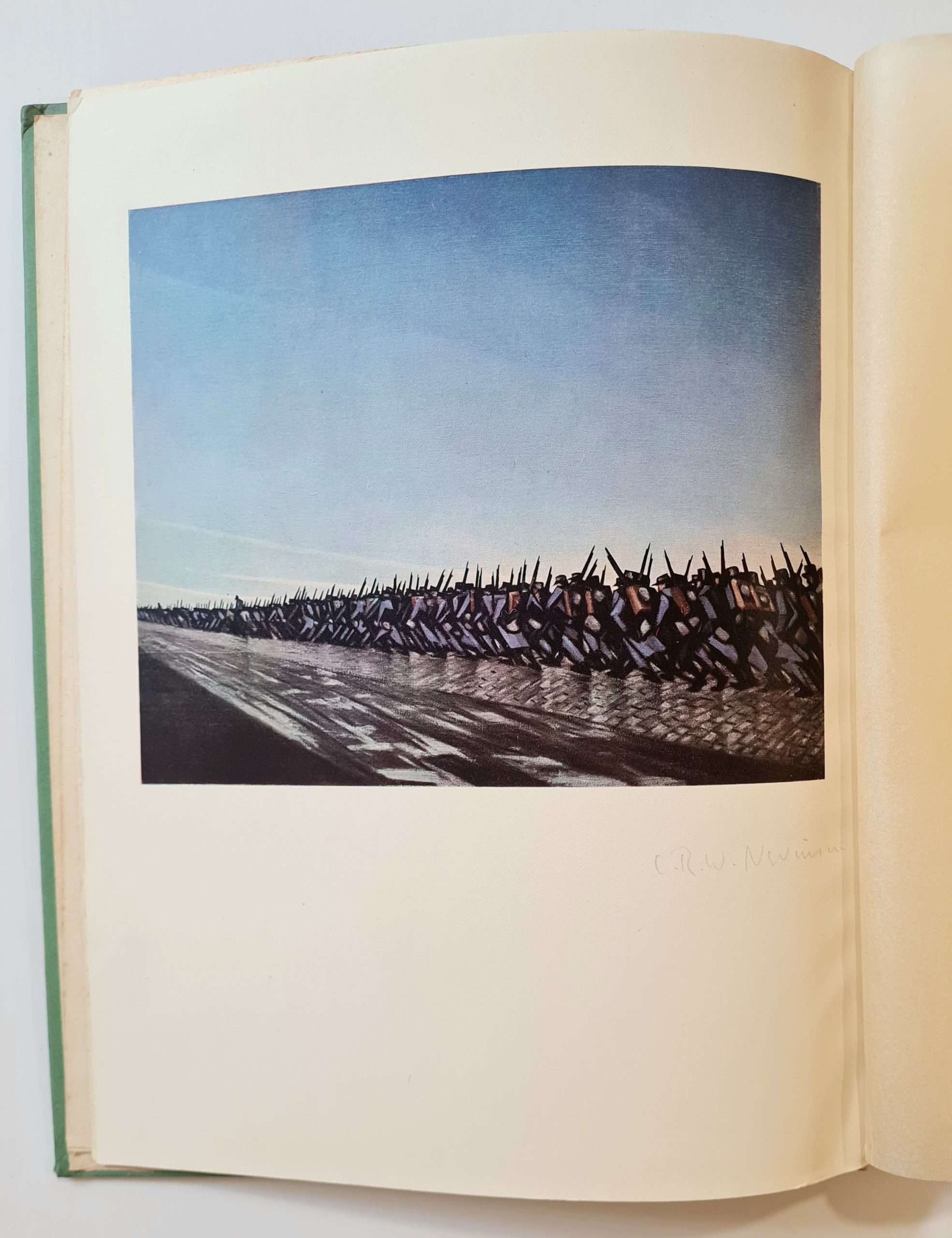The Great War Fourth Year Paintings by C.R.W. Nevinson and Modern War Paintings by C.R.W. Nevinson (TWO SIGNED LITHOGRAPHS BY ARTIST) - Image 6