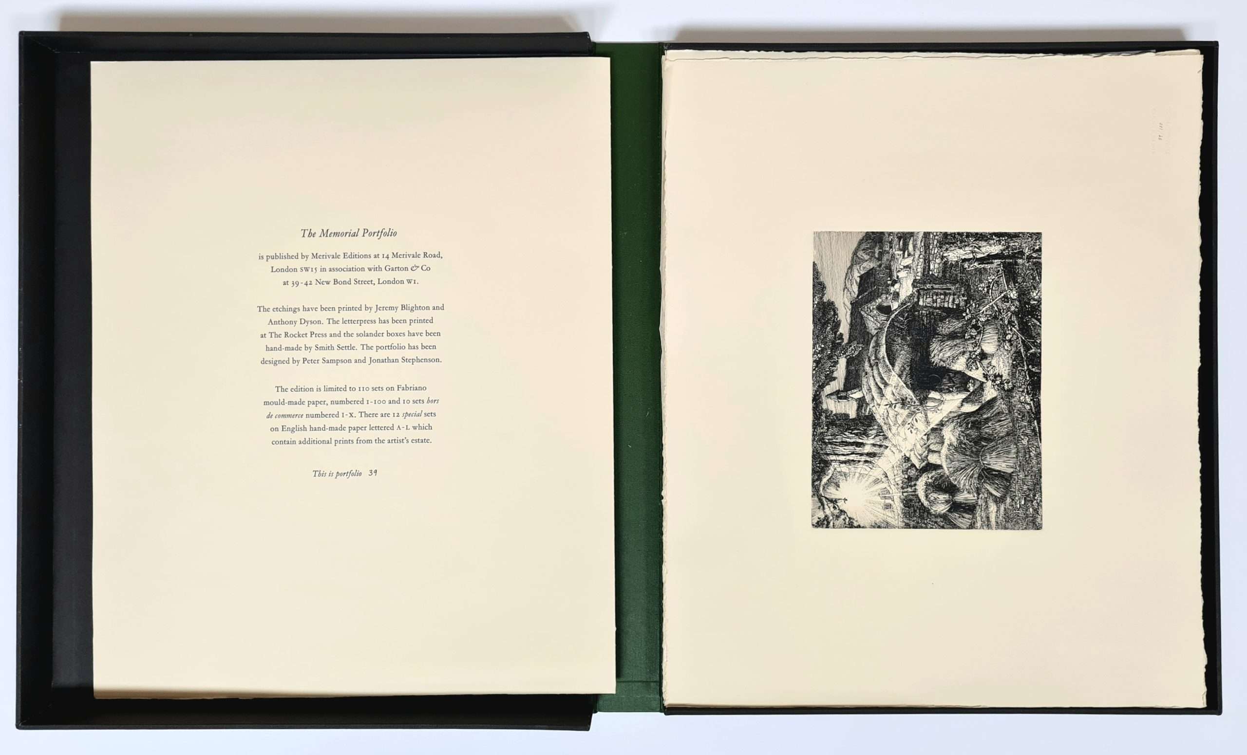 Robin Tanner: The Memorial Portfolio 12 Etchings (1989) - Image 2