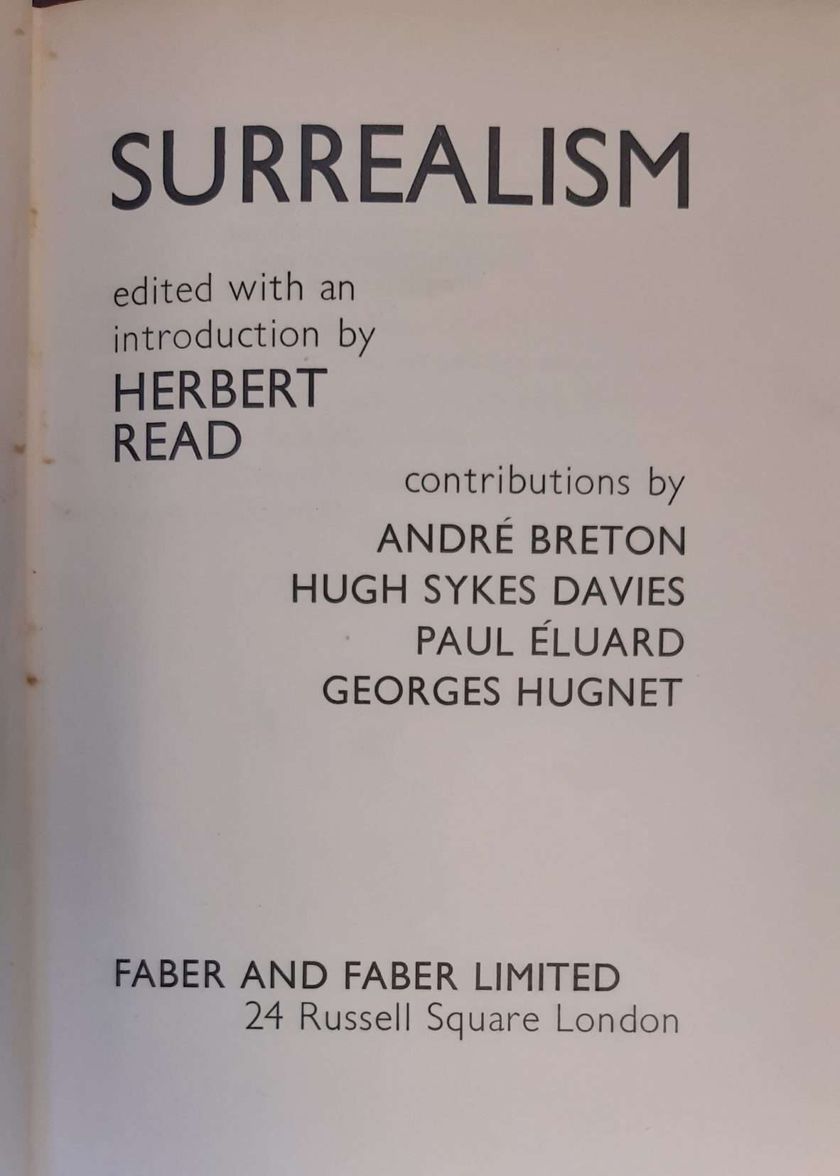 Surrealism (1936) (Herbert Read) - Image 2