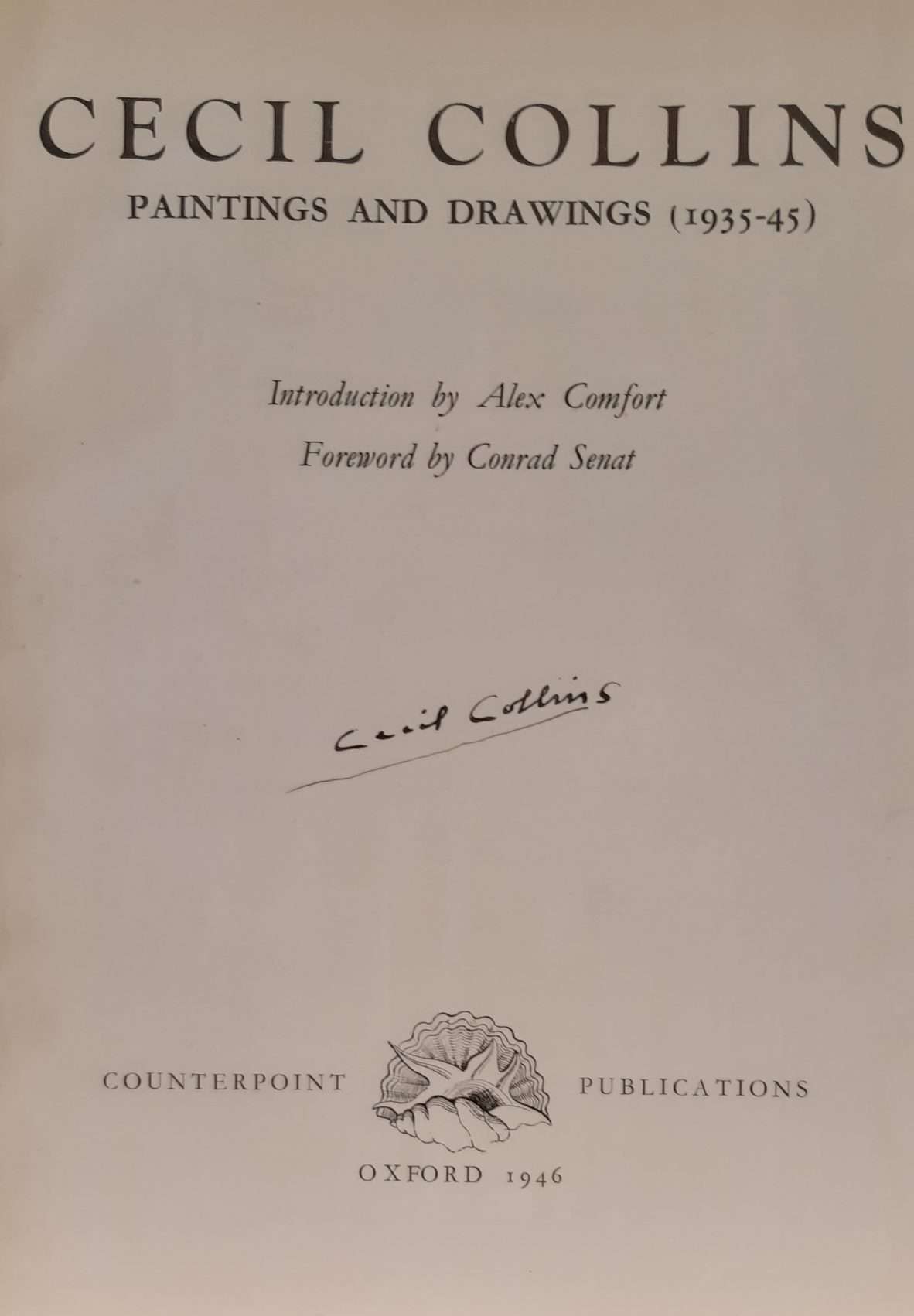 Cecil Collins: The Painter's Subject (1946) (Signed by Cecil Collins) - Image 2
