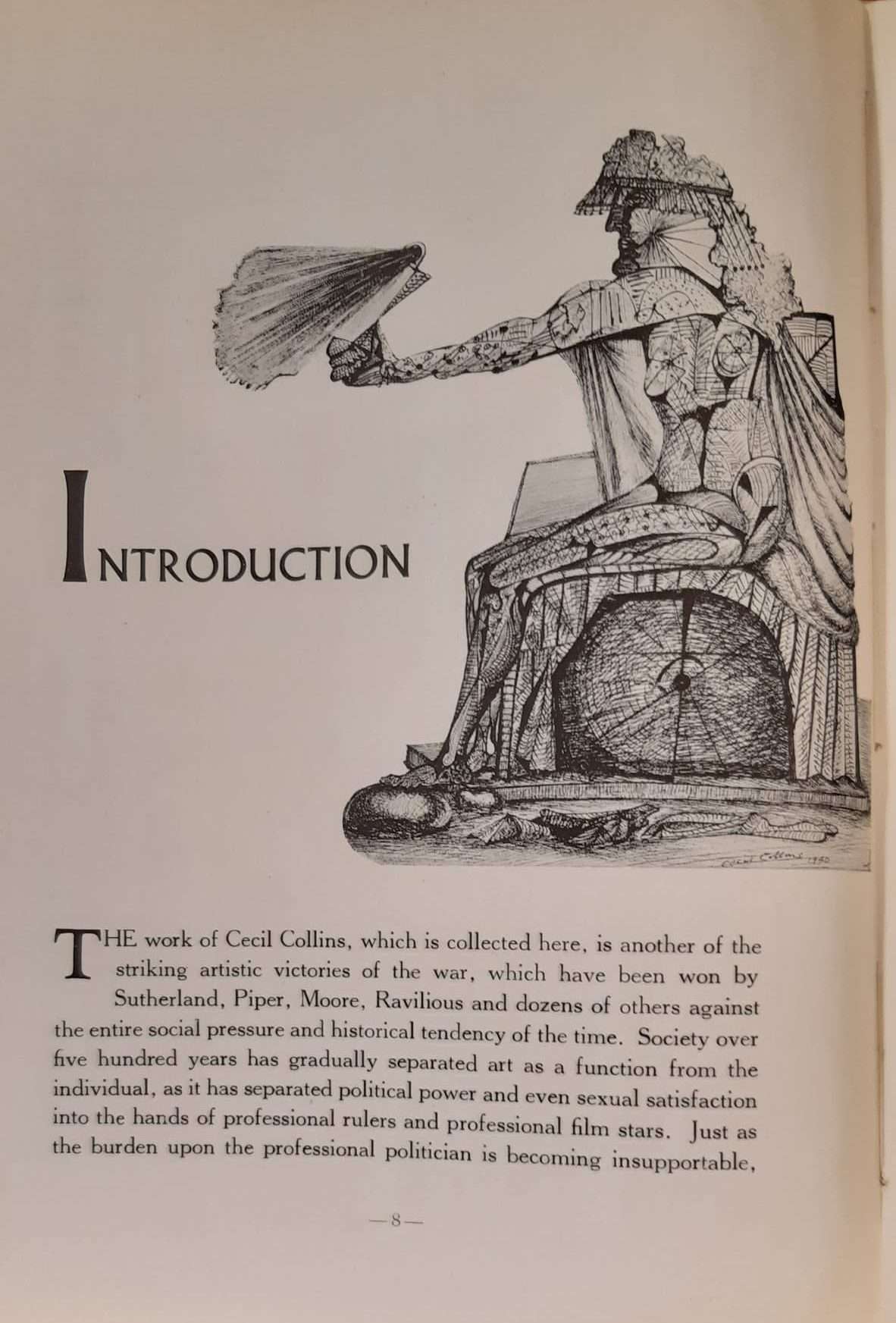 Cecil Collins: The Painter's Subject (1946) (Signed by Cecil Collins) - Image 4