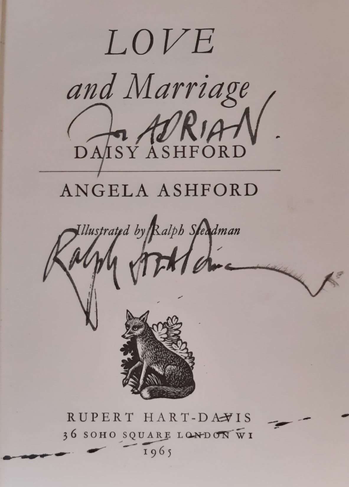 Love and Marriage: Three Stories (Ralph Steadman) (Signed) (1965) - Image 2