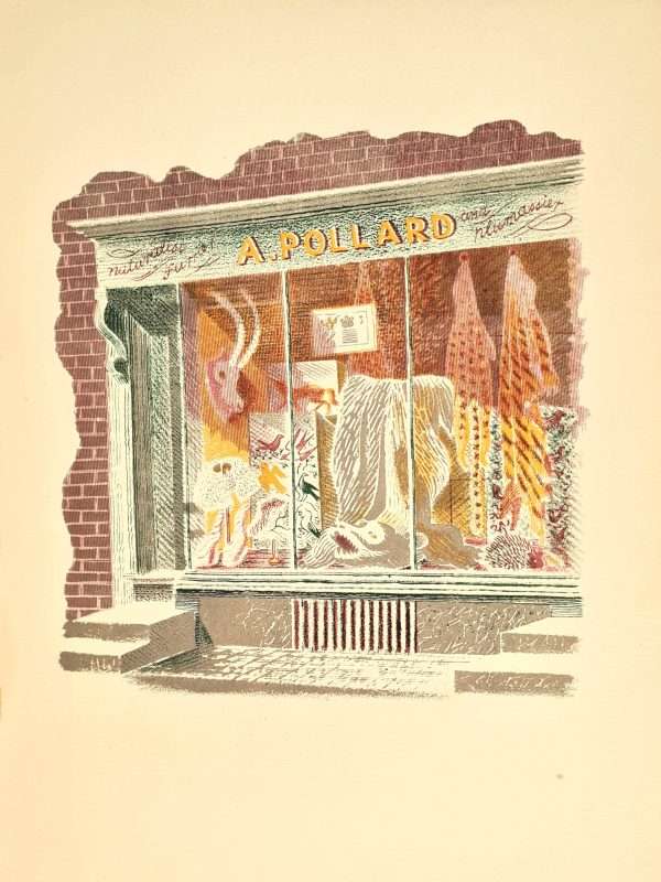 Eric Ravilious Shopping A Pollard. A Furrier (1937) Original Lithograph by Eric Ravilious ...
