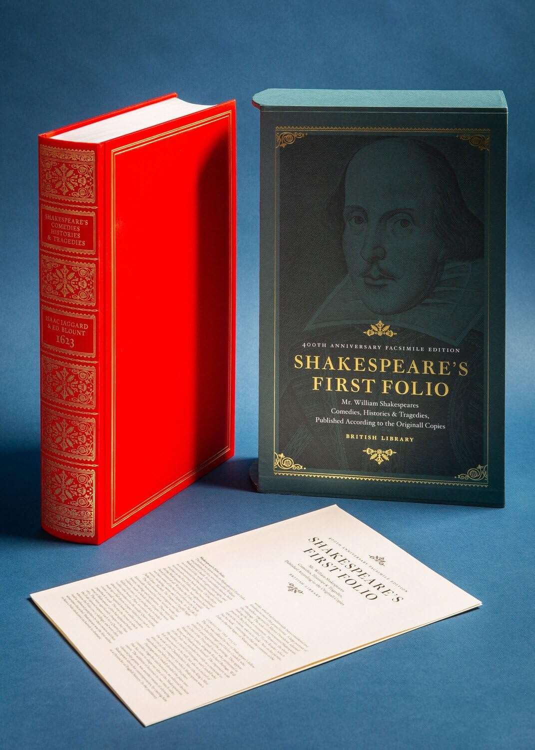 Shakespeare's First Folio: 400th Anniversary Facsimile Edition