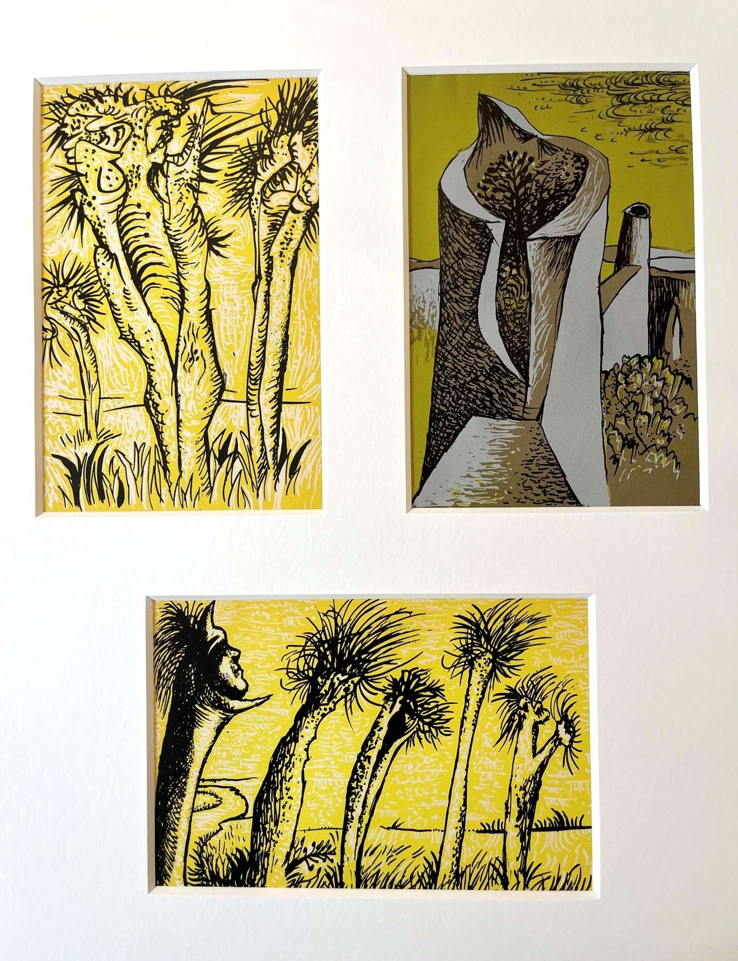 Craxton Lithographs Set of 3 1