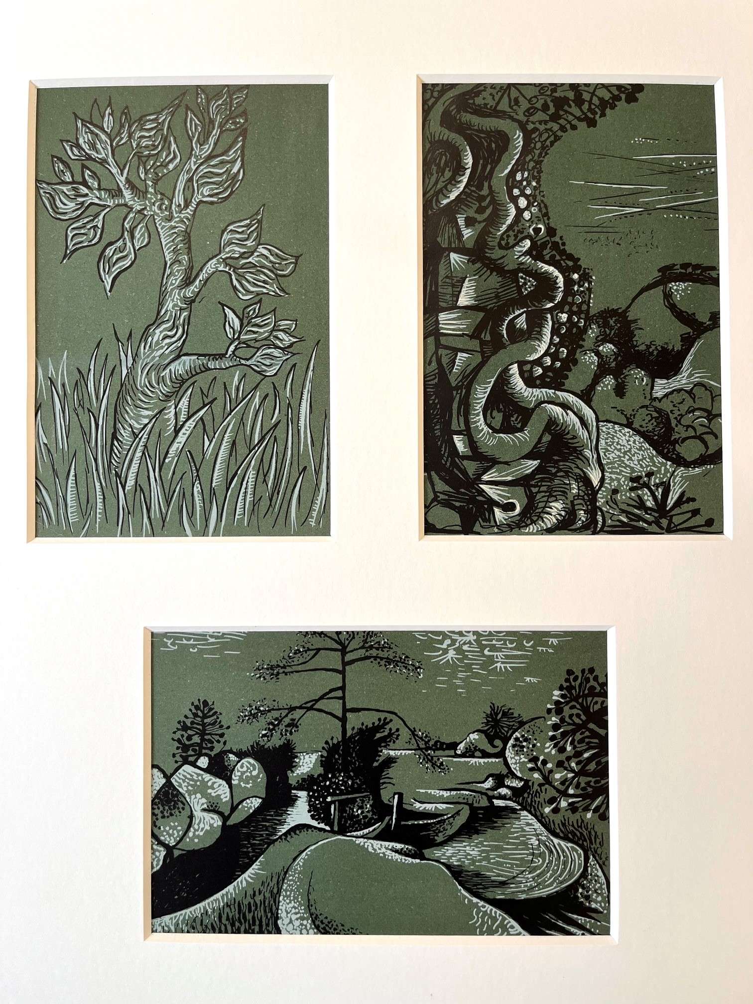 Craxton Lithographs Set of 3 2