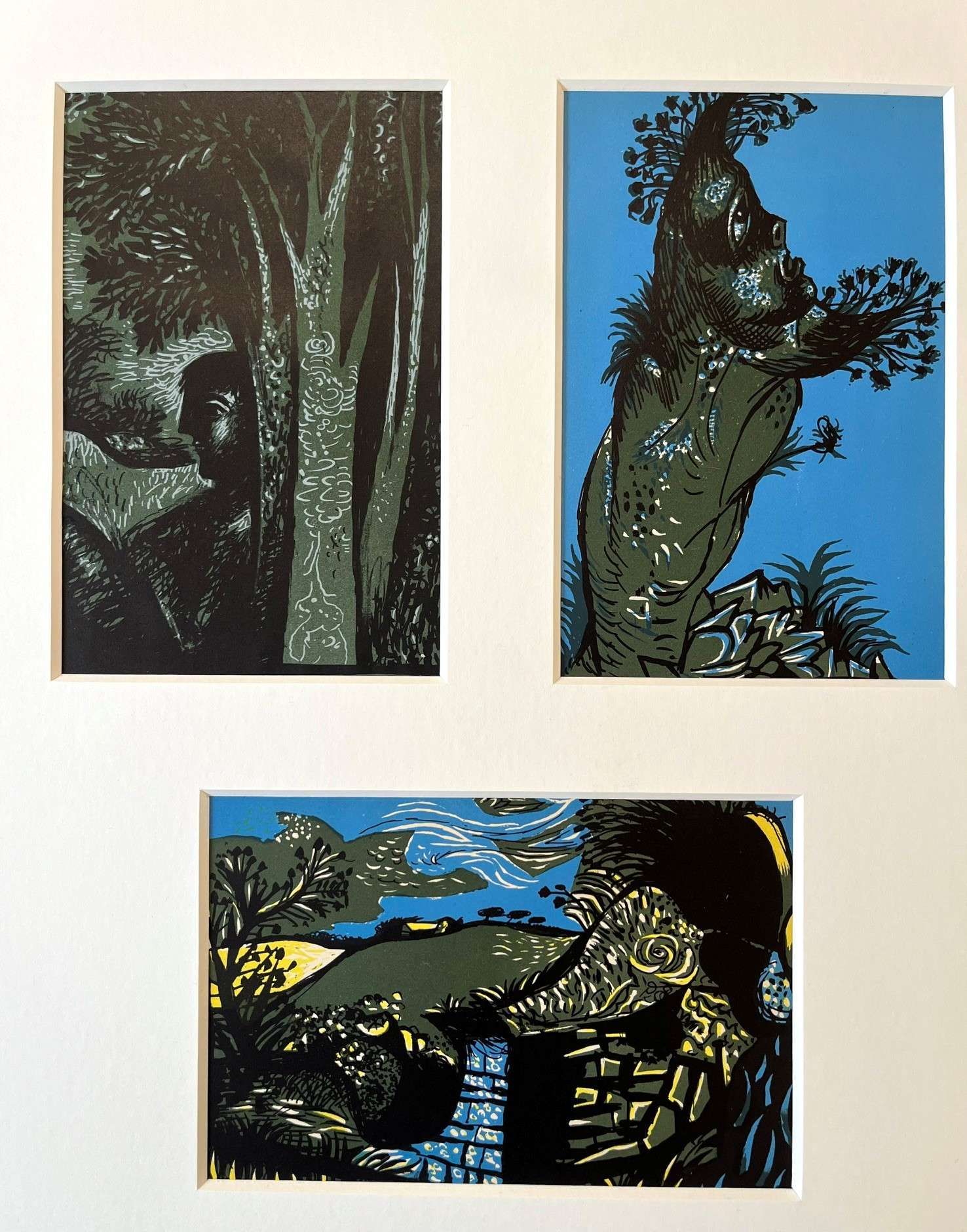Craxton Lithographs Set of 3