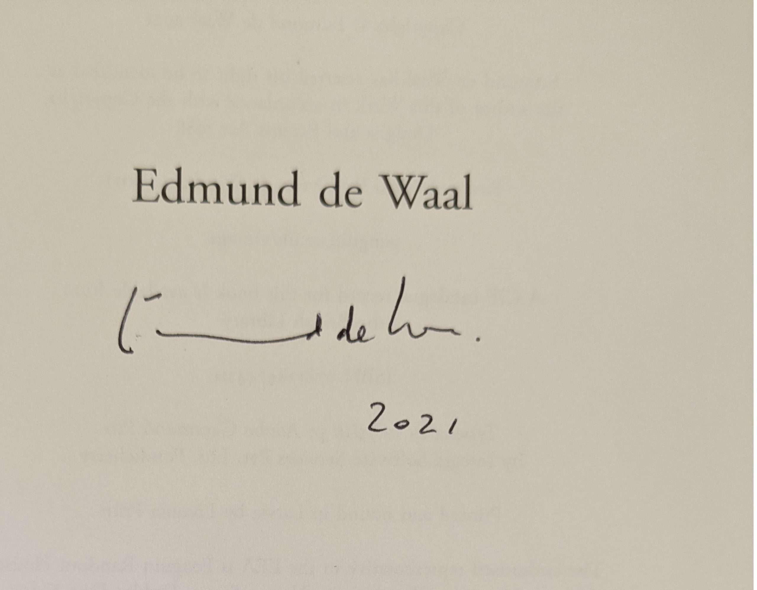 Letters to Camondo by Edmund de Waal (Signed) - Image 2