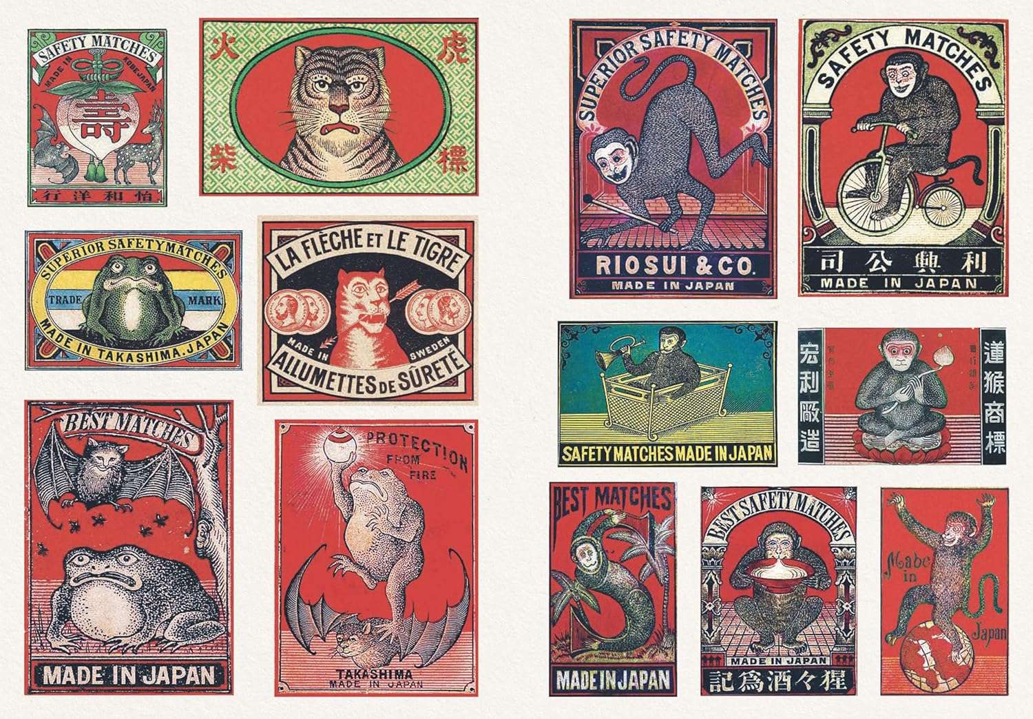 Vintage Matchboxes Sticker Book - Image 2