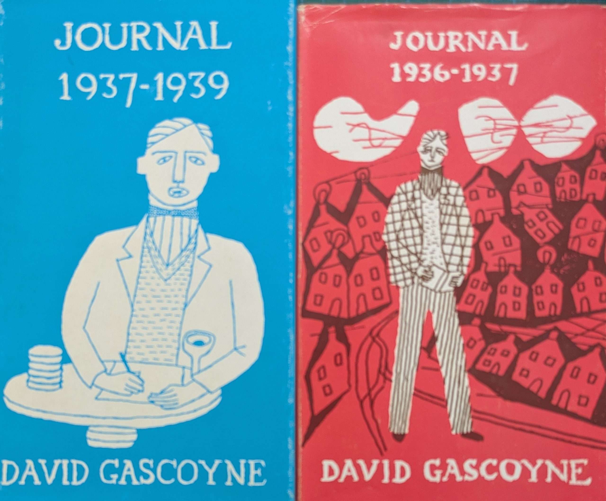 David Gascoyne Journals (2 Vols) (Inscribed by David Gascoyne to Ronald Blythe)