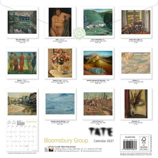 Tate: Bloomsbury Group Wall Calendar 2027 - Image 2
