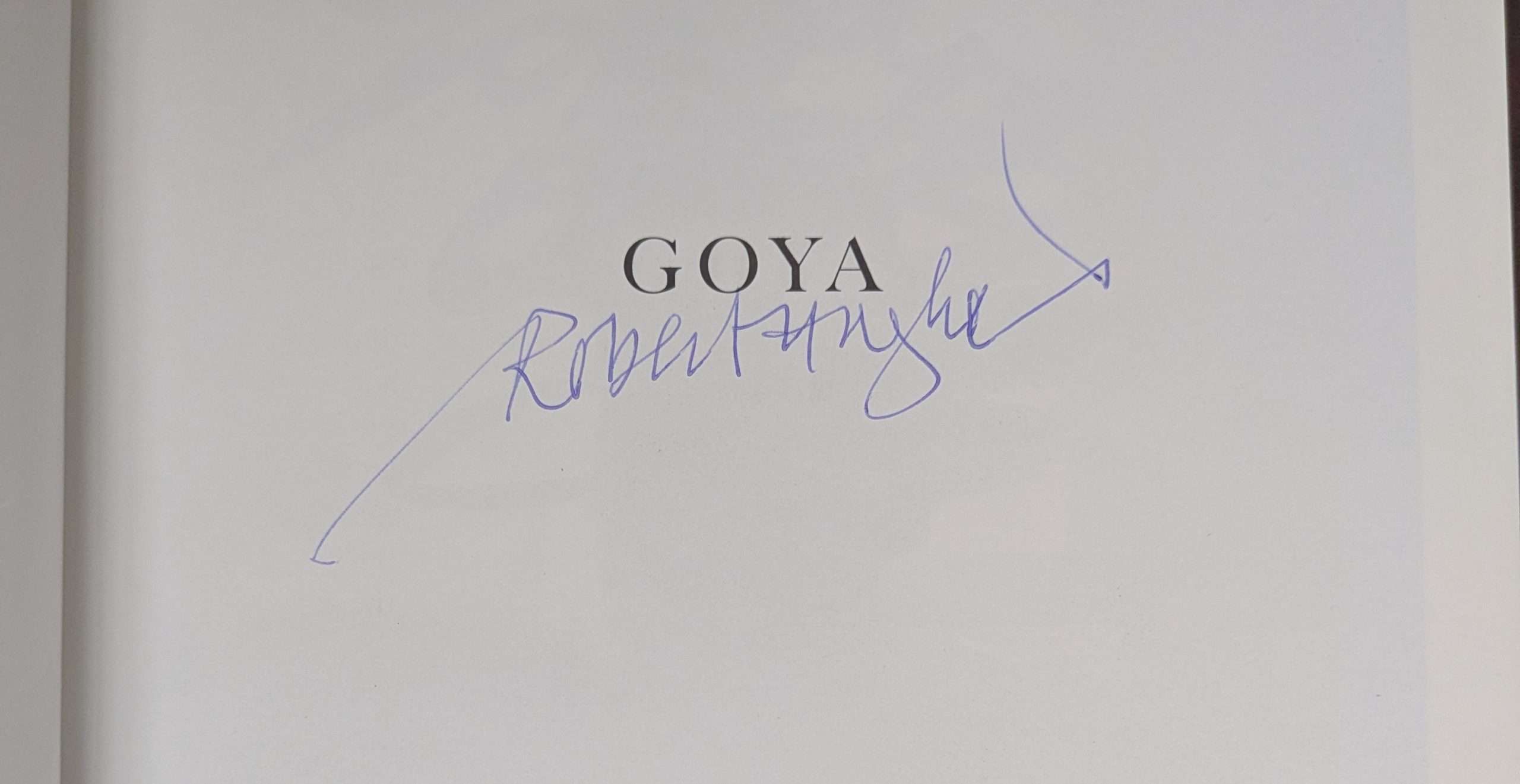 Goya (Robert Hughes) (Signed) (2003) - Image 2