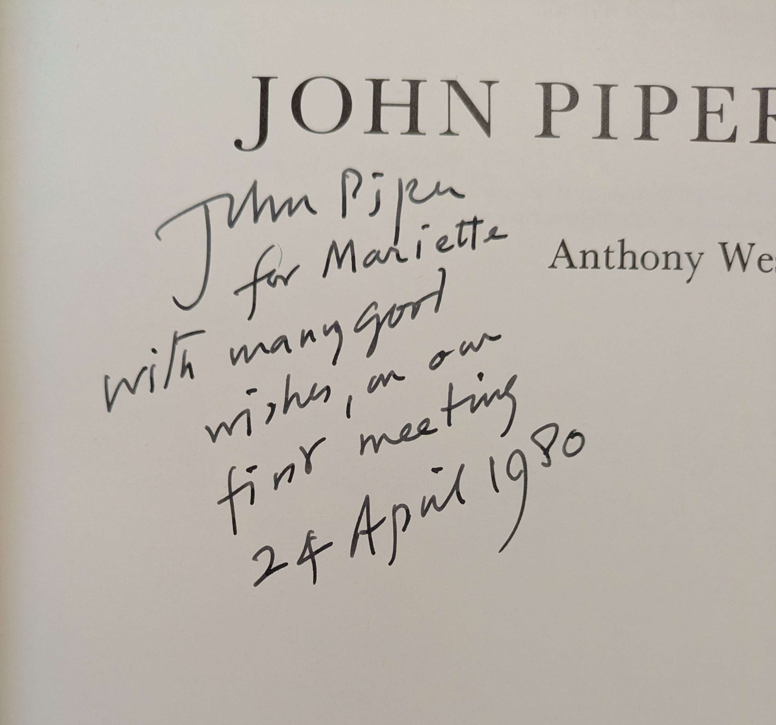 John Piper (Inscribed by John Piper) - Image 2