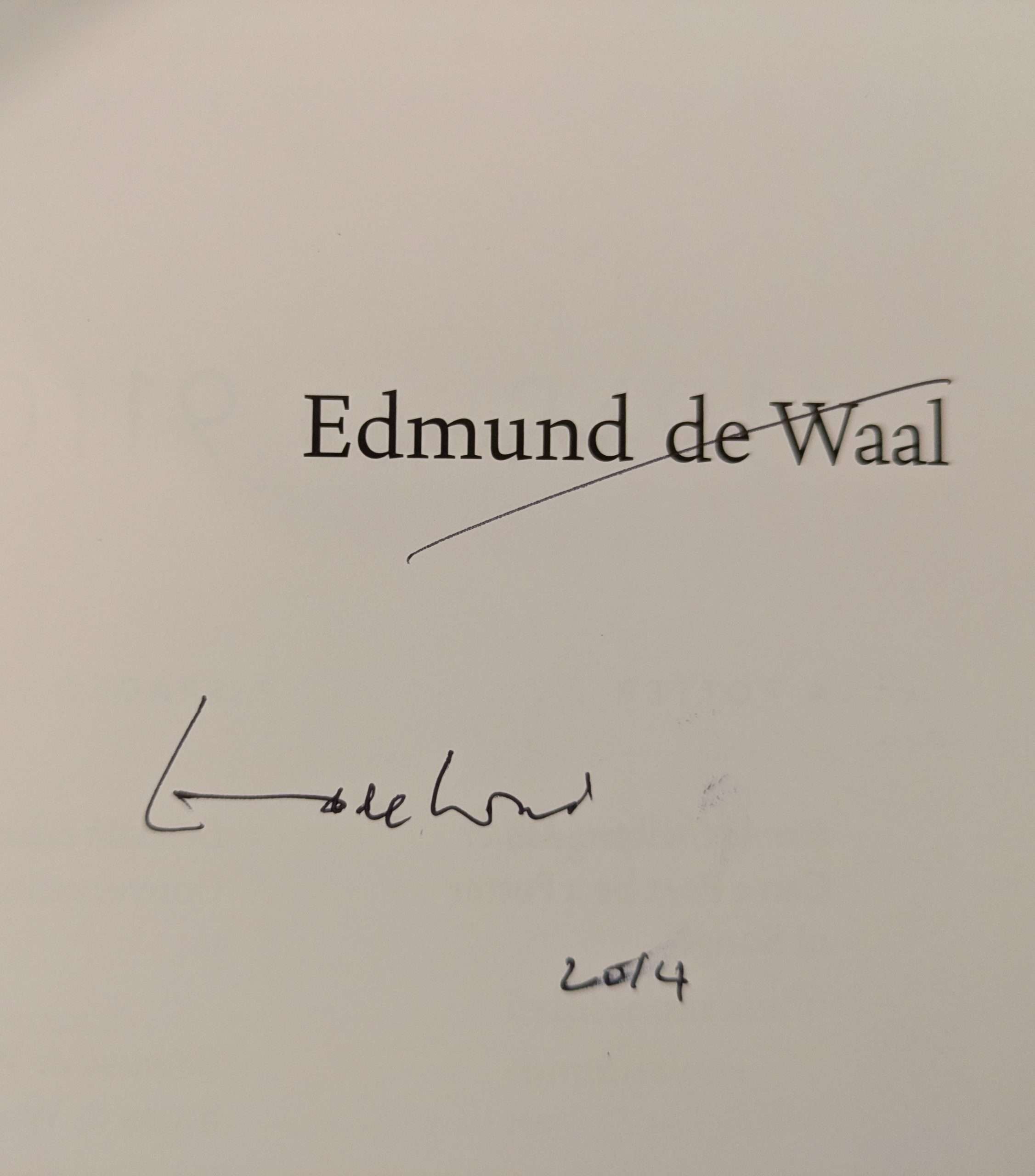 Edmund de Waal (SIGNED) - Image 2
